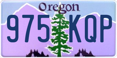 OR license plate 975KQP