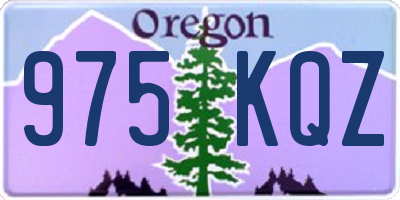 OR license plate 975KQZ