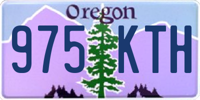 OR license plate 975KTH