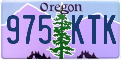 OR license plate 975KTK