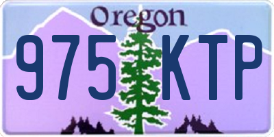 OR license plate 975KTP
