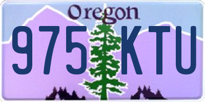 OR license plate 975KTU