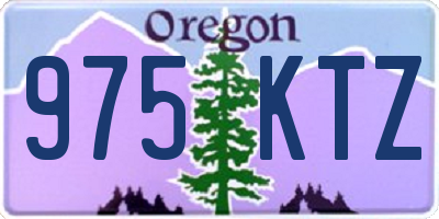 OR license plate 975KTZ