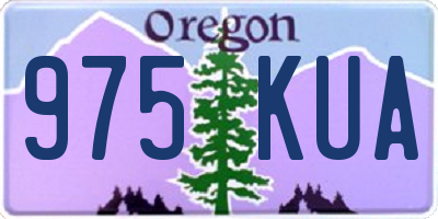OR license plate 975KUA