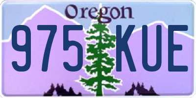 OR license plate 975KUE