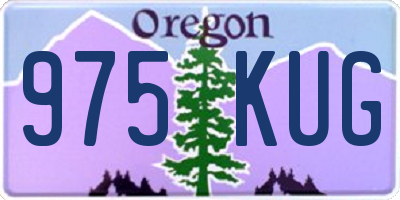 OR license plate 975KUG