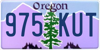 OR license plate 975KUT