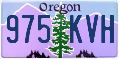 OR license plate 975KVH