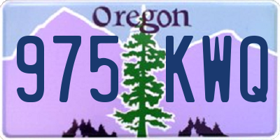 OR license plate 975KWQ