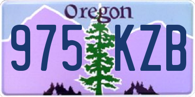 OR license plate 975KZB