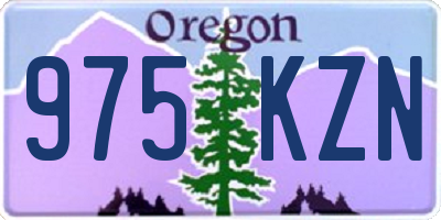 OR license plate 975KZN