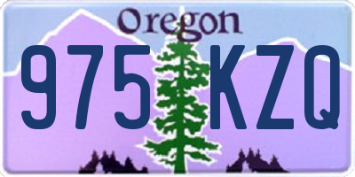 OR license plate 975KZQ