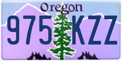 OR license plate 975KZZ