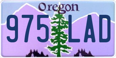 OR license plate 975LAD