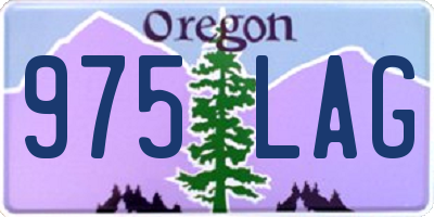 OR license plate 975LAG