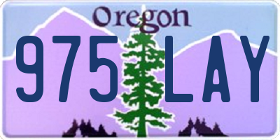 OR license plate 975LAY