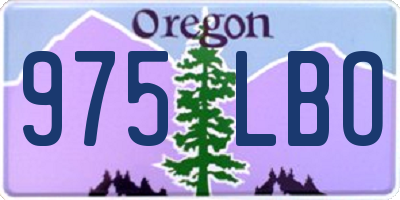 OR license plate 975LBO