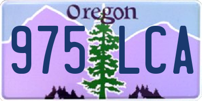 OR license plate 975LCA