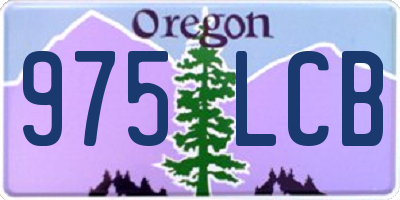 OR license plate 975LCB