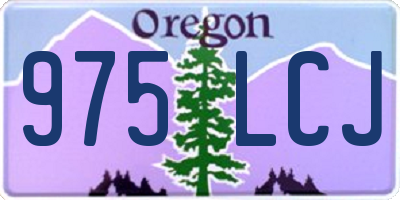 OR license plate 975LCJ