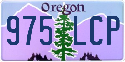 OR license plate 975LCP