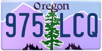OR license plate 975LCQ