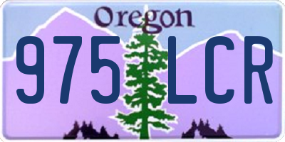 OR license plate 975LCR