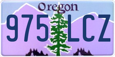 OR license plate 975LCZ
