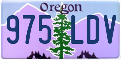 OR license plate 975LDV
