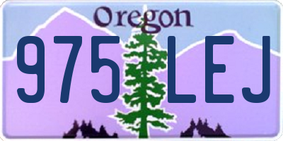 OR license plate 975LEJ