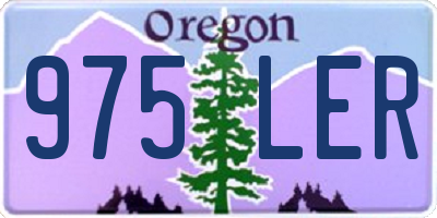 OR license plate 975LER