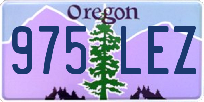 OR license plate 975LEZ