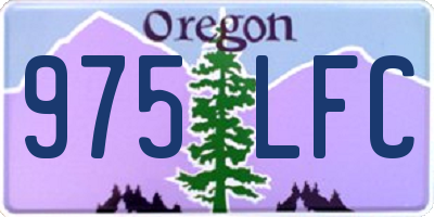 OR license plate 975LFC