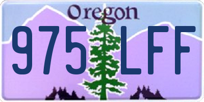 OR license plate 975LFF