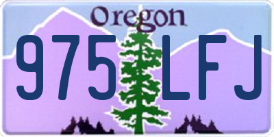 OR license plate 975LFJ