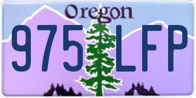 OR license plate 975LFP