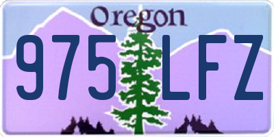 OR license plate 975LFZ