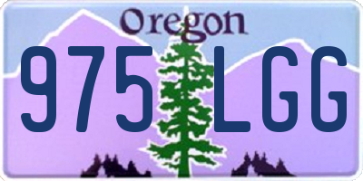 OR license plate 975LGG