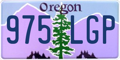 OR license plate 975LGP