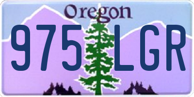 OR license plate 975LGR