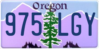 OR license plate 975LGY