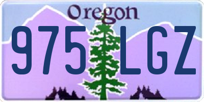 OR license plate 975LGZ