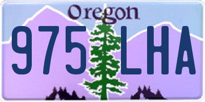 OR license plate 975LHA