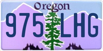OR license plate 975LHG
