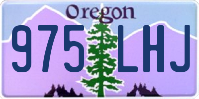 OR license plate 975LHJ