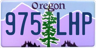 OR license plate 975LHP