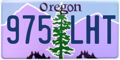OR license plate 975LHT