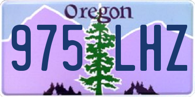 OR license plate 975LHZ