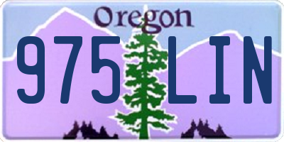 OR license plate 975LIN