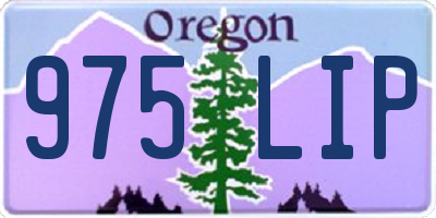 OR license plate 975LIP